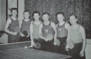 Die Mannschaft der ersten Stunde: Karl-Heinz Schröder (von links), Hans Krinke, Kurt Höfert, Gerhard Mentel, Otto Lenz und Hans Gunkel